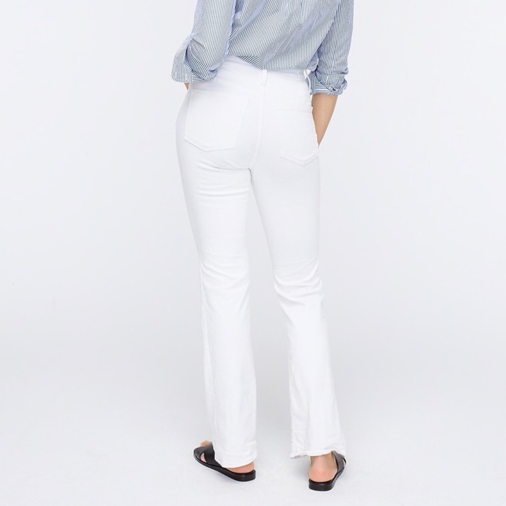 J.Crew Curvy Full-Length White Bootcut Jean 29 - Picture 2 of 9